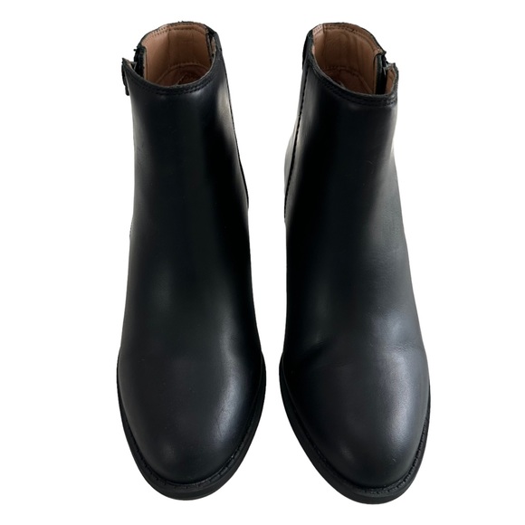 Vionic Madeline Black Leather Block Heel Ankle Booties Women’s Size Size 5 - Picture 4 of 16